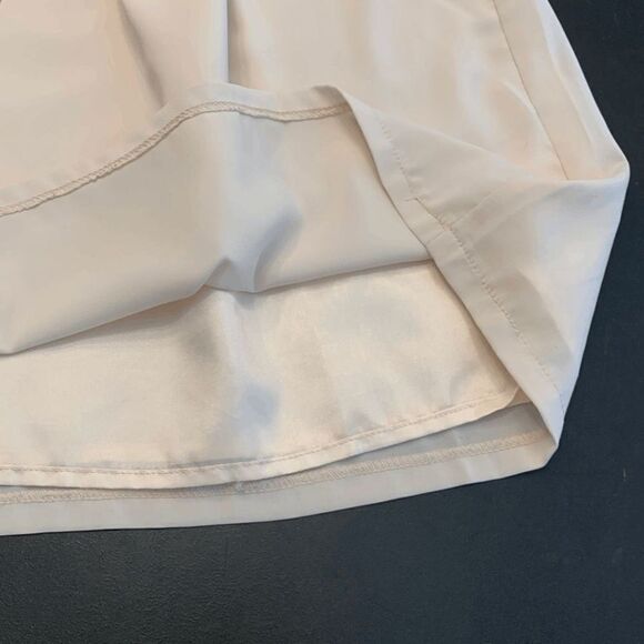 Comme Toi Women's Bow Tie Lined Mini Skirt Stretch Waist Brown Medium - Picture 5 of 5